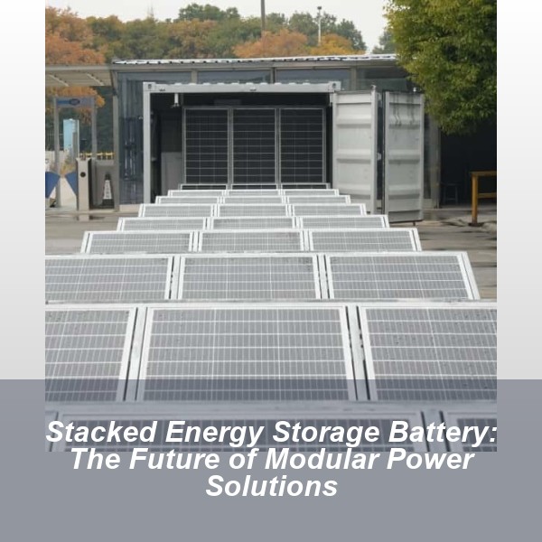 Stacked Energy Storage Battery: The Future of Modular Power Solutions